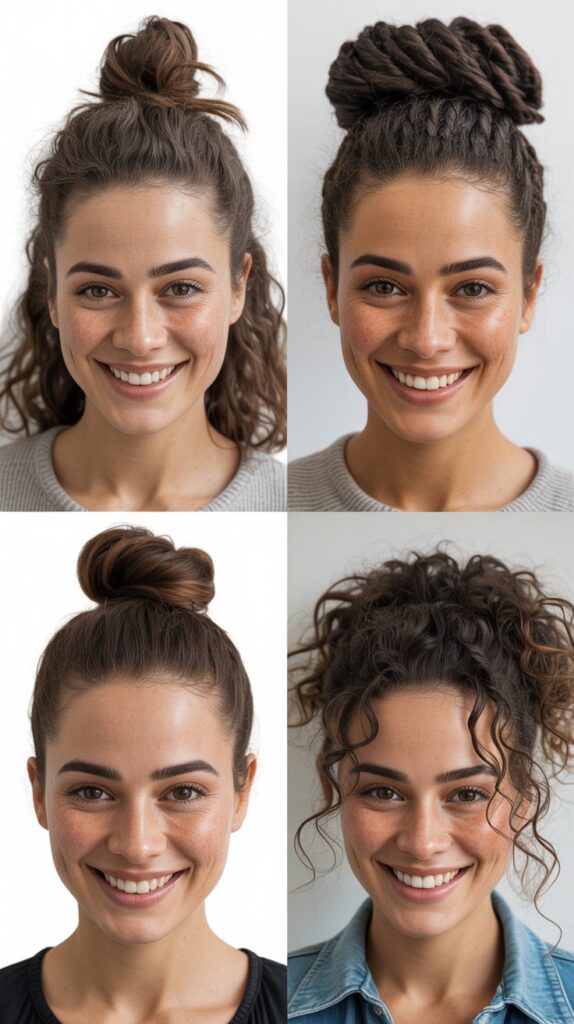 The Half-Up Top Knot