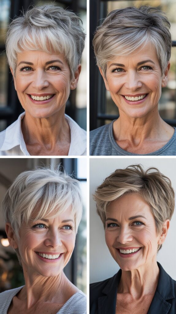 27 Trend-Forward Short Hairstyles for Women Over 50 Everyone Is Pinning 26 The Layered Pixie