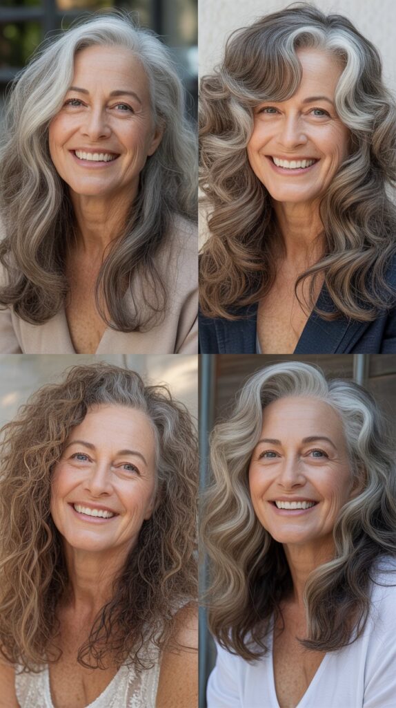 36 Youthful Sassy Long Hairstyles for Older Women That Still Feel Fresh 5 Voluminous Long Waves