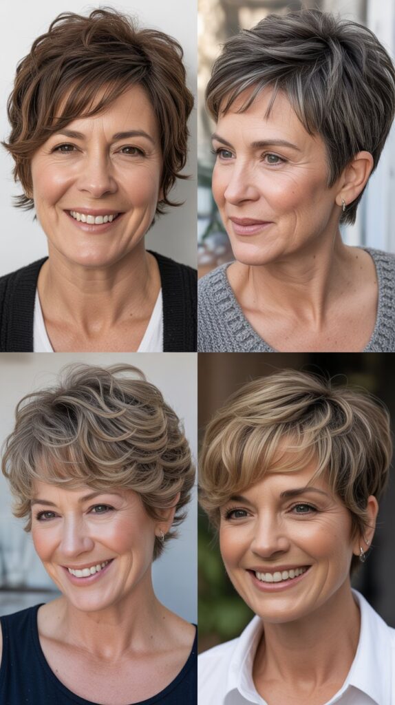 27 Trend-Forward Short Hairstyles for Women Over 50 Everyone Is Pinning 18 The Messy Pixie
