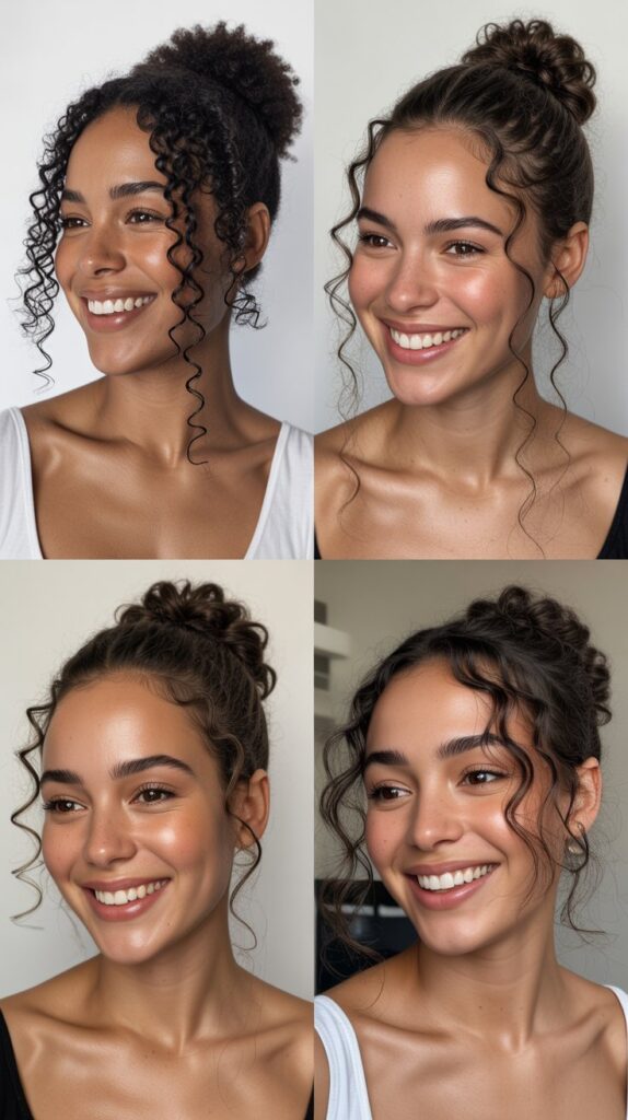 The Side Bun With Loose Waves