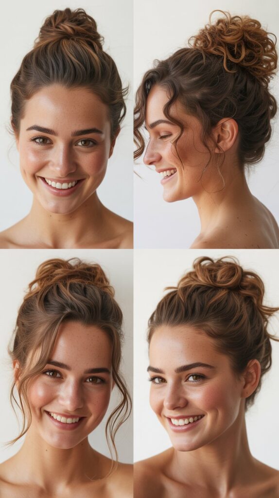 The Messy Low Bun