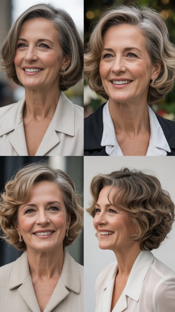 Bob with Textured Crown Teasing