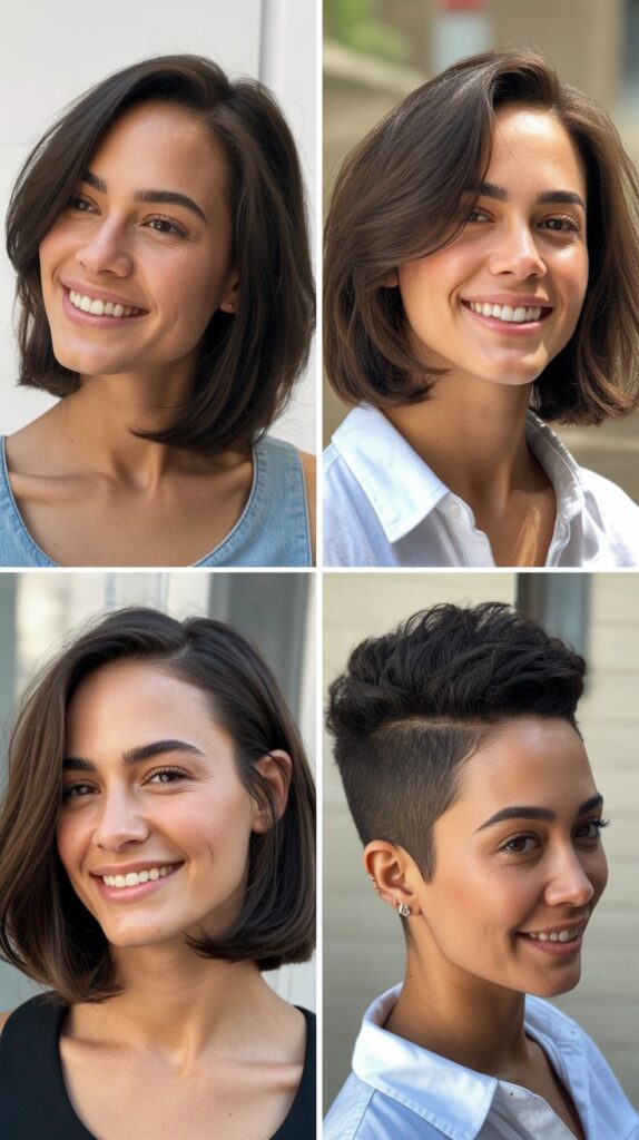 Blunt Cut with Internal Texturizing