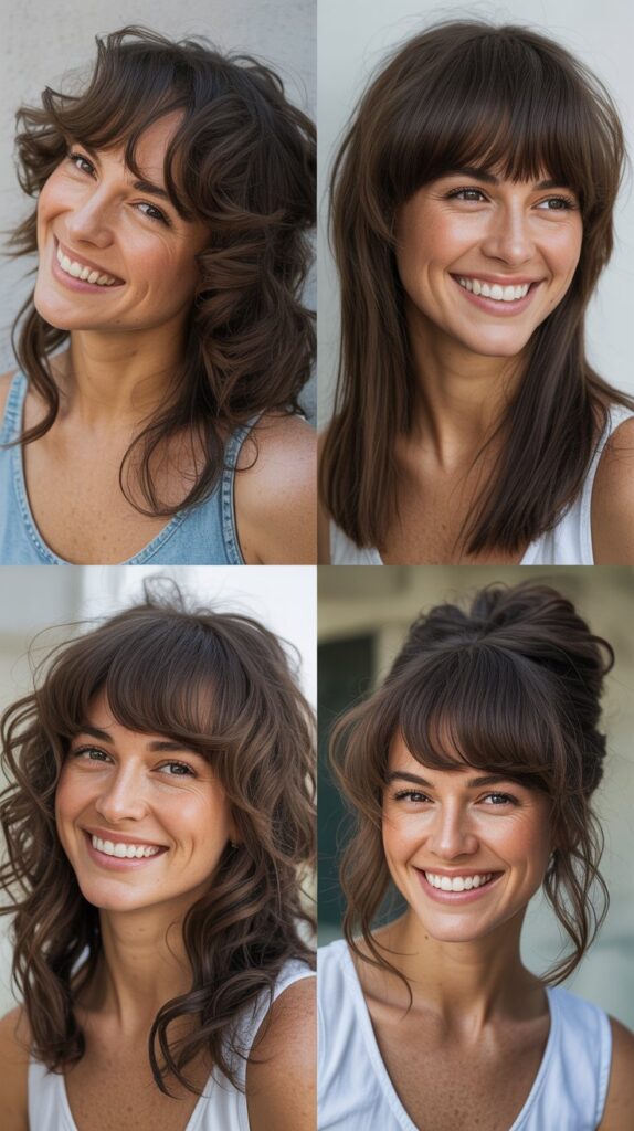 Asymmetric Bangs with Uneven Layers