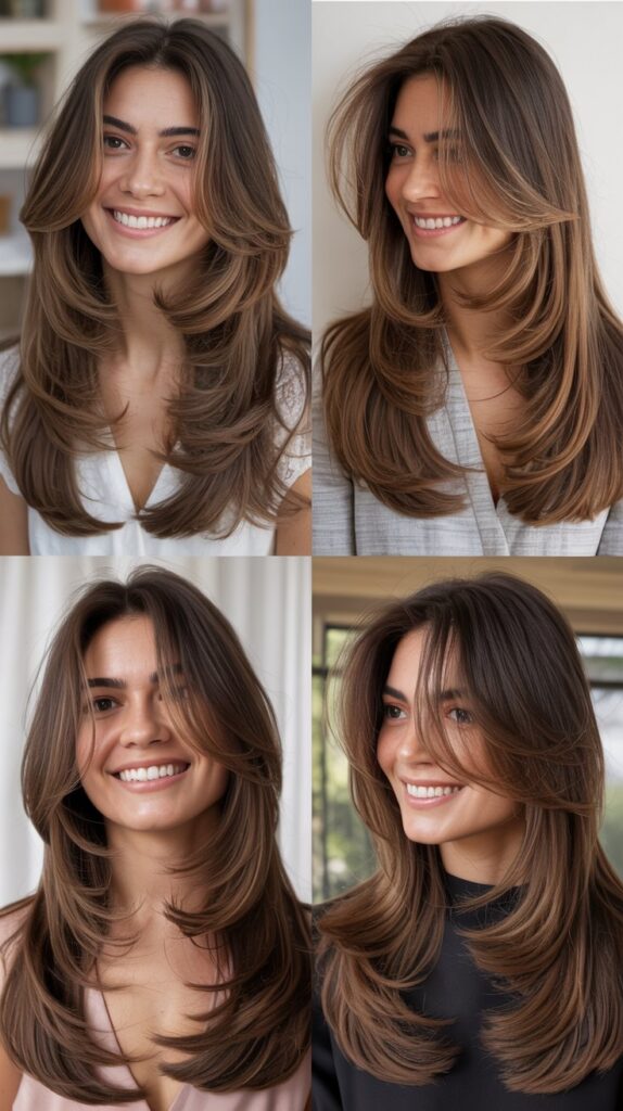 Butterfly Layers For Long Hair