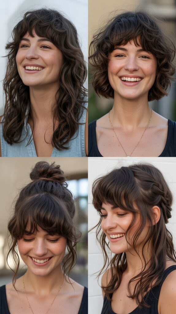 Tousled Layers with Messy Bangs