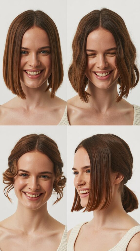  Classic Center-Parted Long Bob