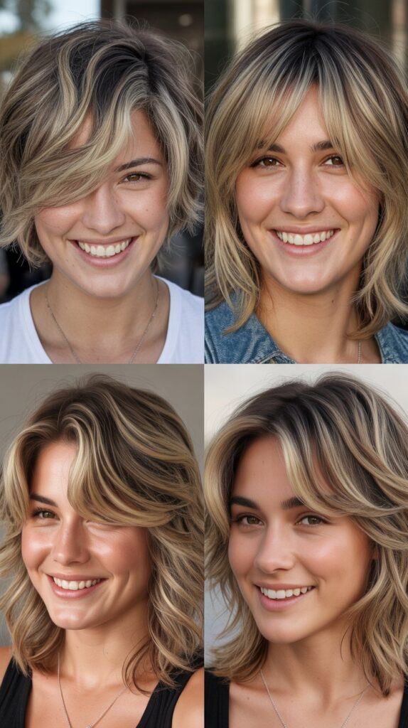 Wolf Cut with Face-Framing Highlights