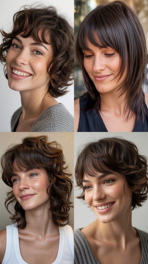 Piece-y Shag with Choppy Fringe