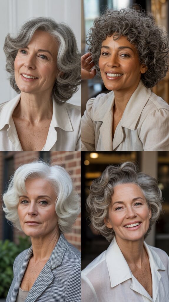 30 Youthful Medium-Length Hairstyles for Women Over 70 You'll Want to Copy 14 The Voluminous Blowout Style