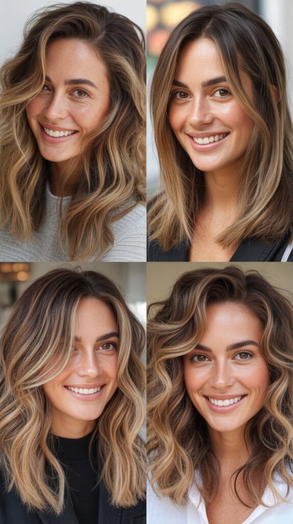 Midi Shag with Face-Framing Highlights