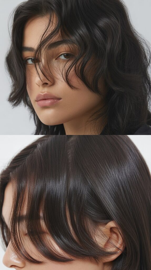 Wispy Front Layers with Glass Hair Back
