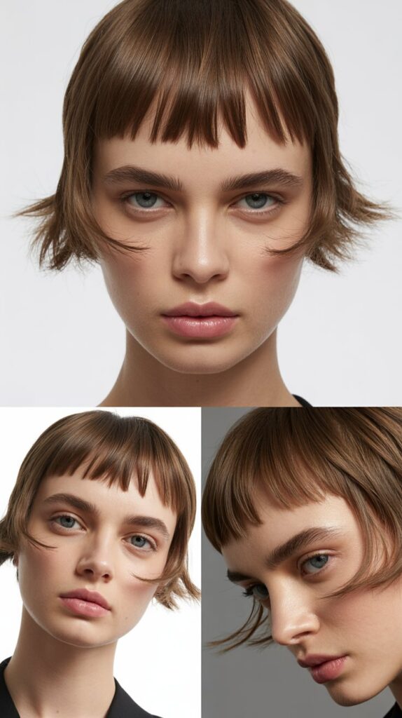 Baby Bangs with Wispy Texture