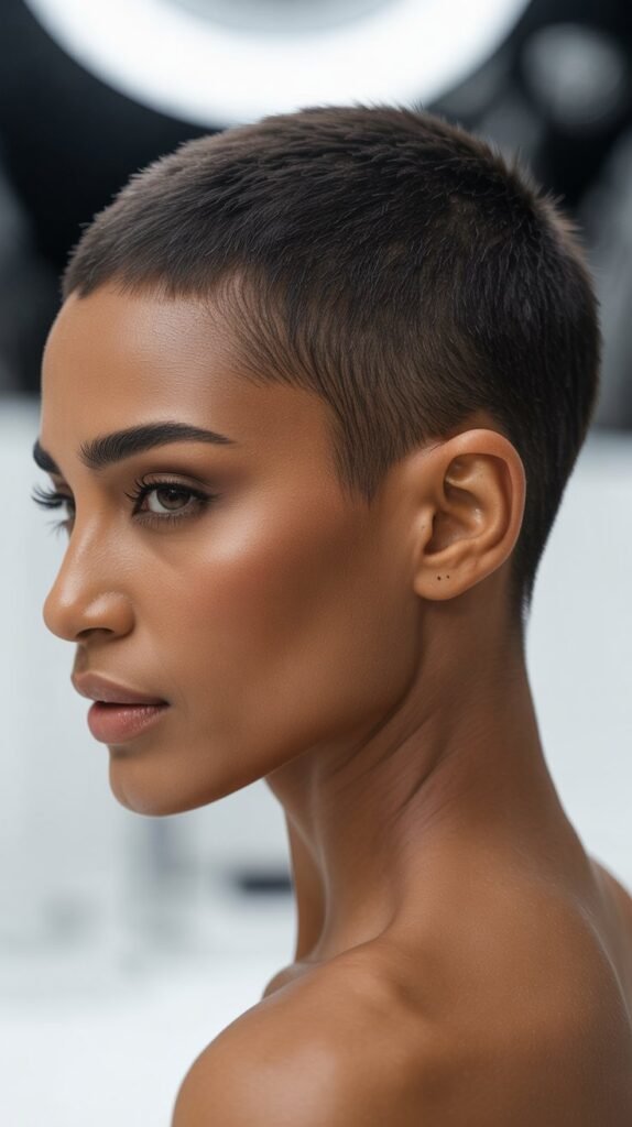 Ultra-Short Cropped Pixie