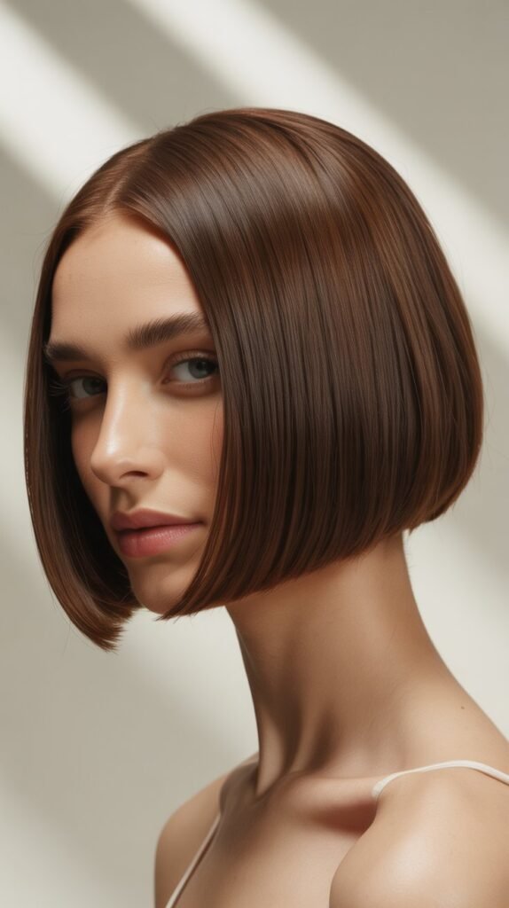 Classic Blunt French Bob