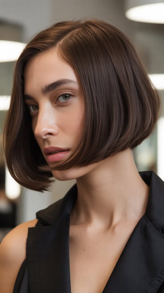 Asymmetrical French Bob