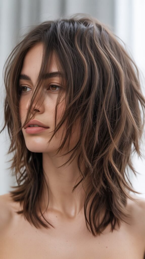 Choppy Layered Messy Bob