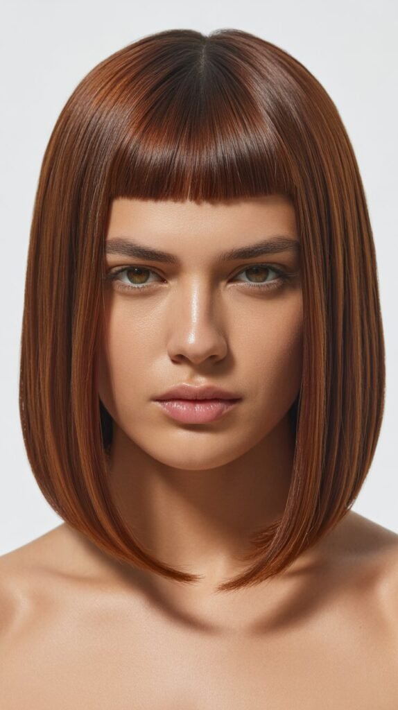  Long Bob with Micro Bangs