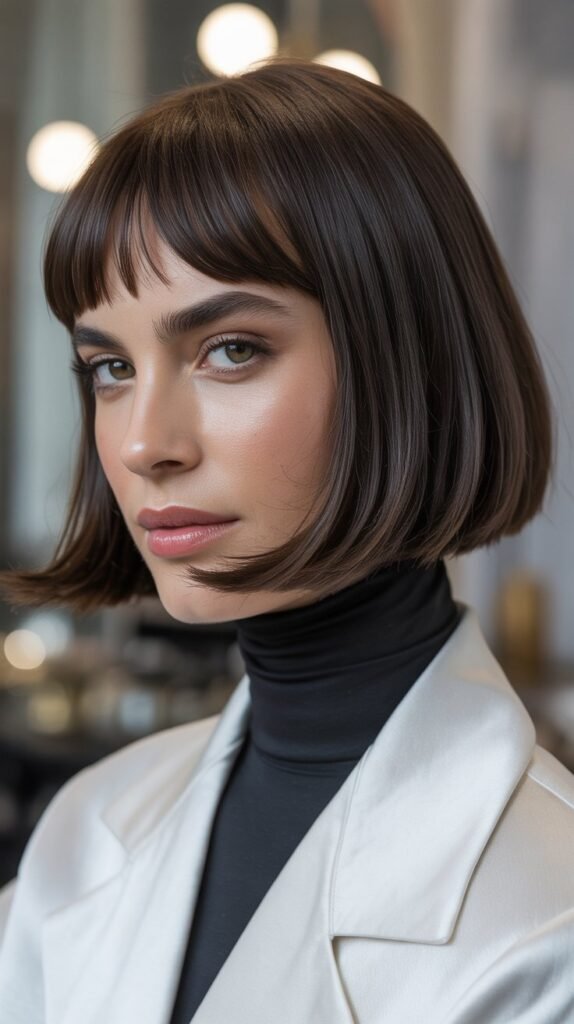 The French Bob with Baby Bangs