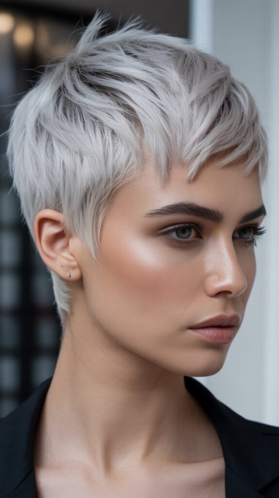 The Platinum Blonde Pixie