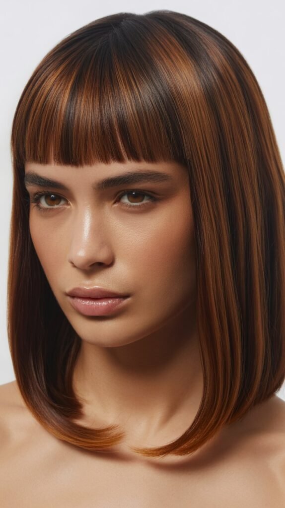  Micro Bangs with Collarbone Cut