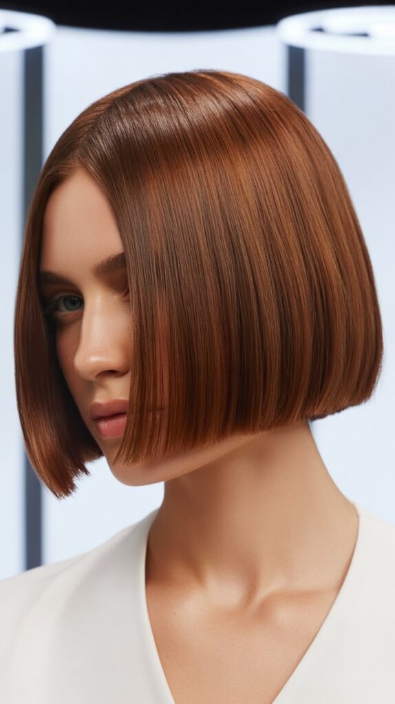 Classic Blunt French Bob