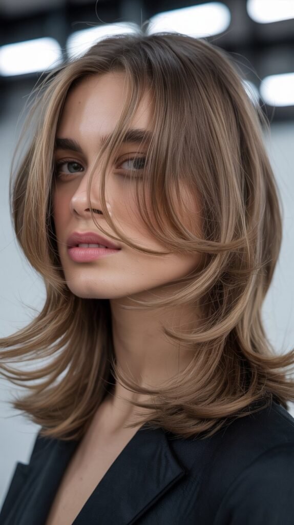 Celebrity-Inspired Mid-Length Layered Cuts