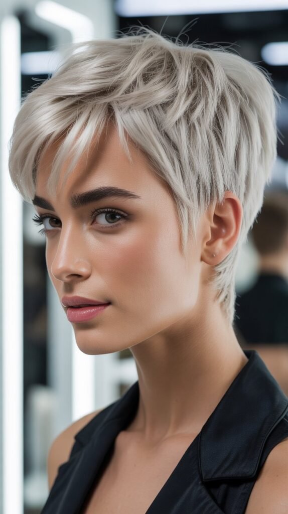 Platinum Blonde Pixie