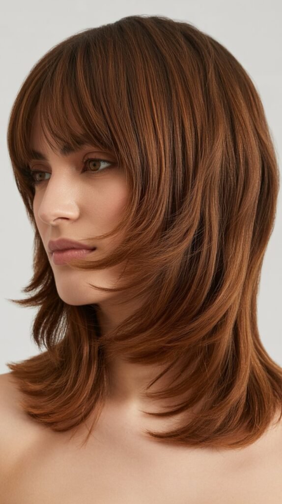 Textured Midi With Curtain Fringe