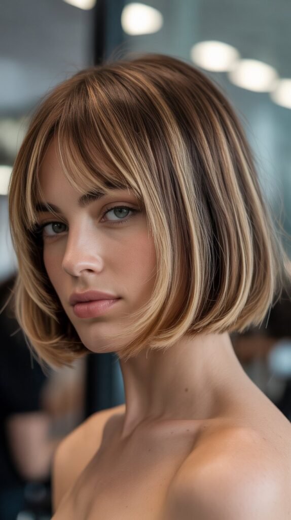 French Bob with Lowlights