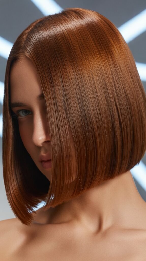 Sleek Lob with Shine
