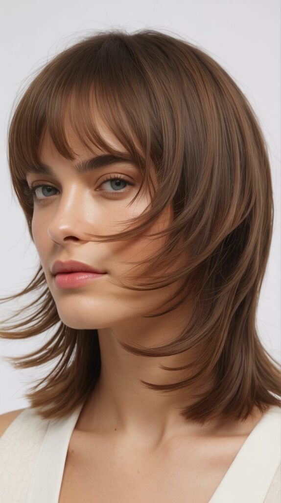 Razored Layers with Fringe Bangs