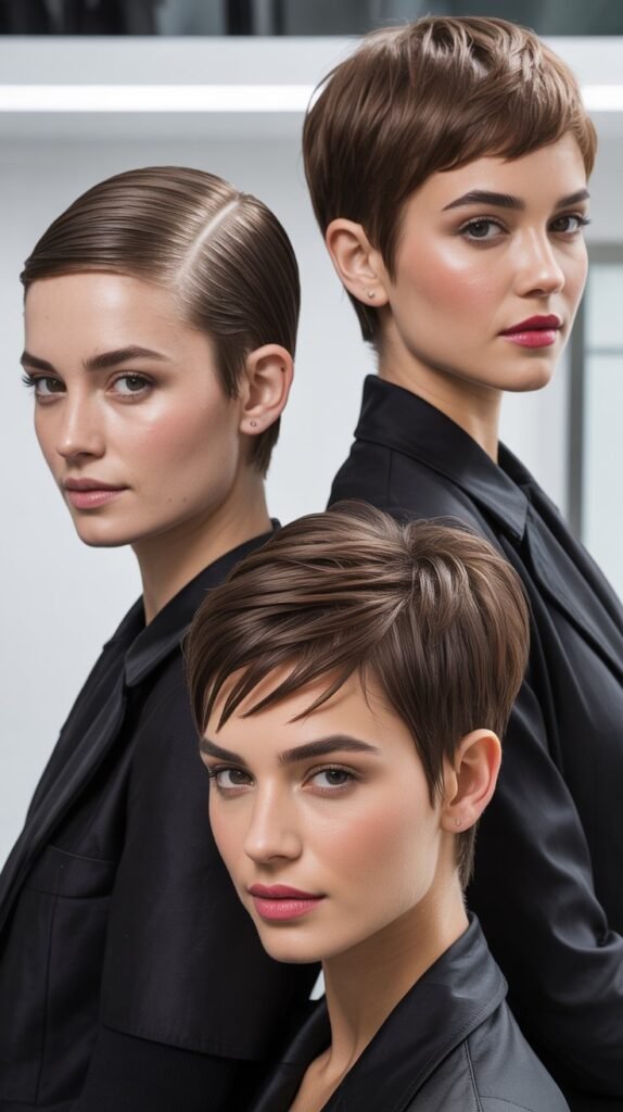 The Slicked-Back Pixie