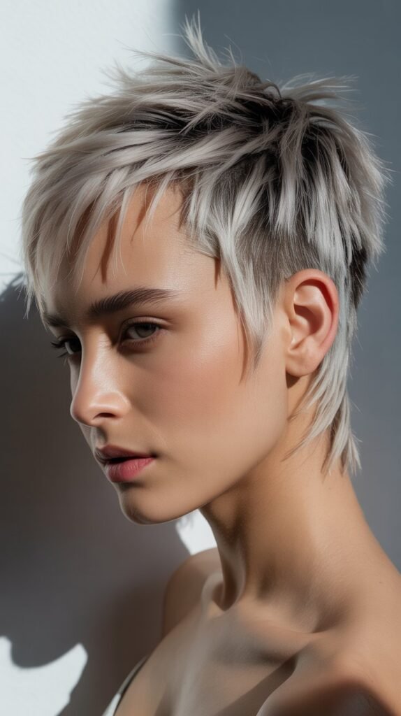 Choppy Pixie With Disconnected Layers