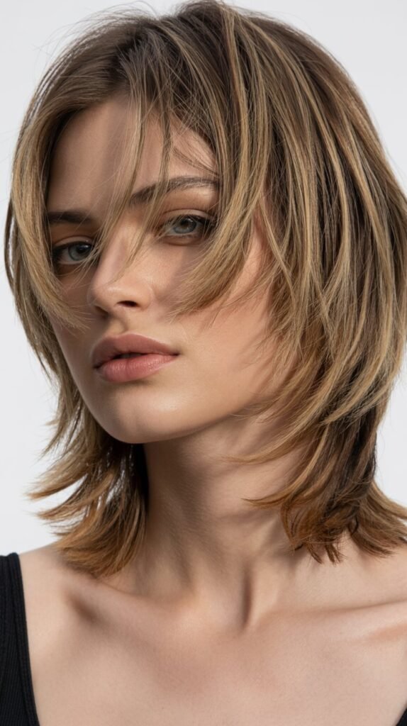 Razor-Cut Layers For Edgy Texture