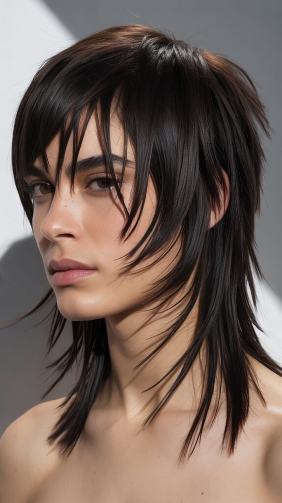 Shattered Layers with Edgy Bangs