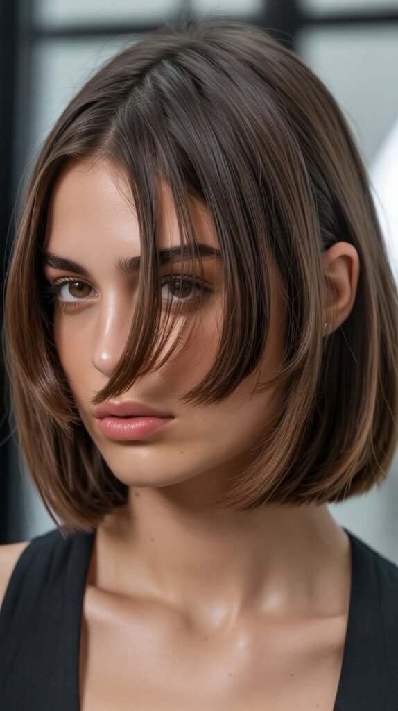 French Bob with Cowlick-Friendly Styling