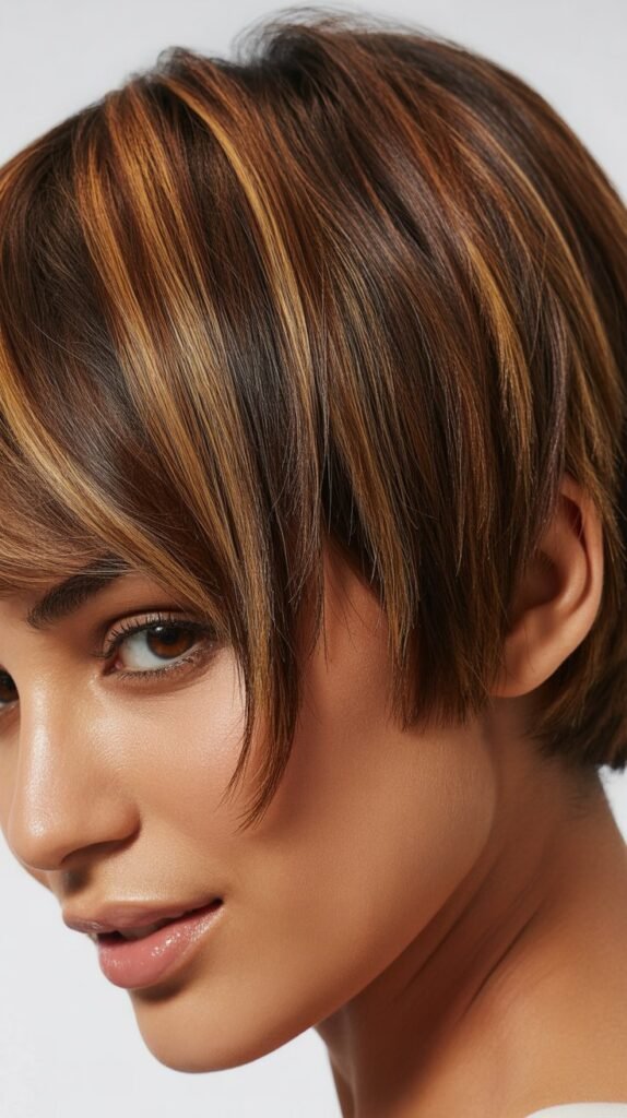 Dimensional Brown Highlights