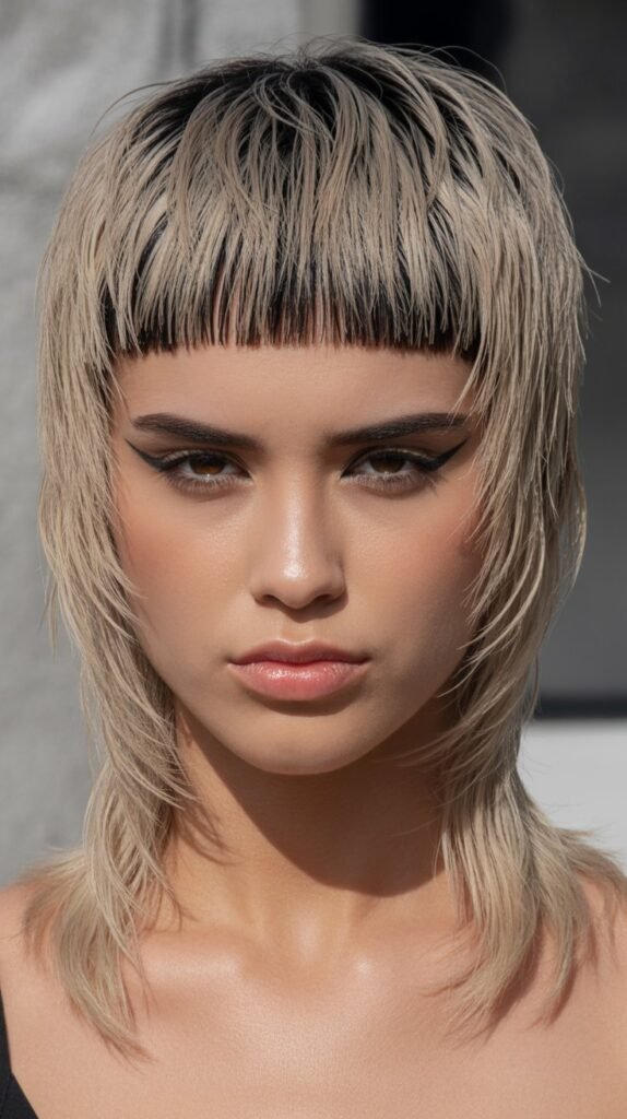 Edgy Layers with Micro Fringe for Avant-Garde Style