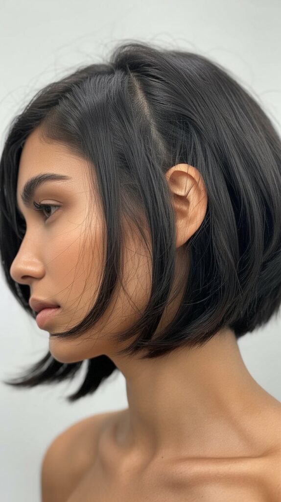  Layered Bob with Undercut