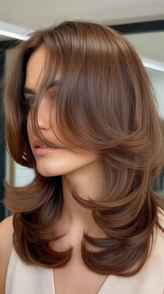 Layered Shoulder-Length Cut