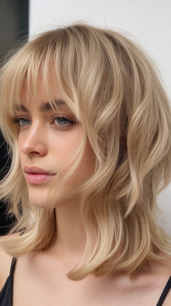 Textured Lob with Micro Fringe