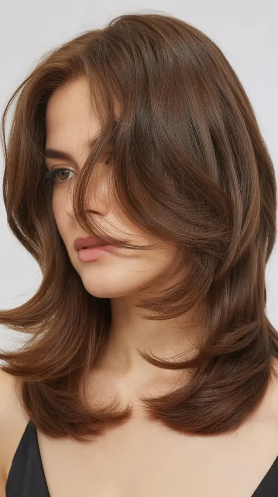Shoulder-Length Cut With Dry-Cut Layers