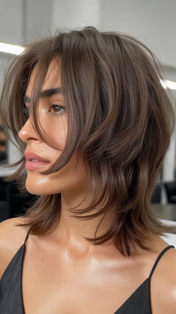 Choppy Collarbone Cut