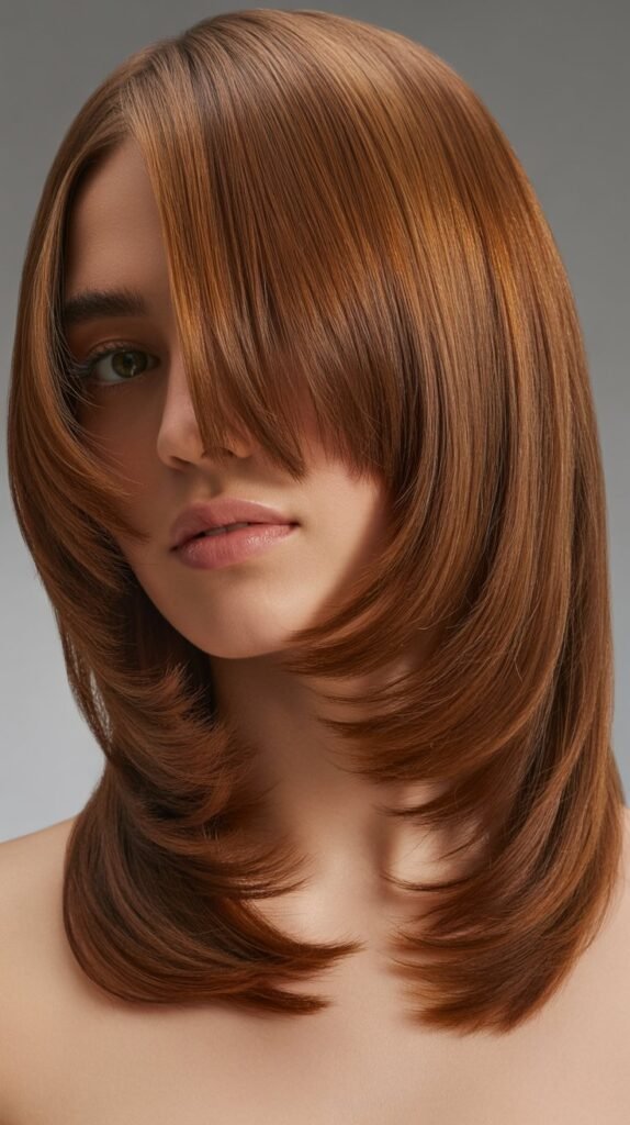 Layered Cut with Flipped Ends