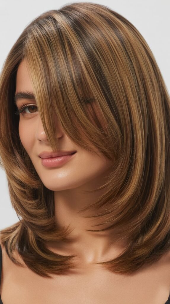 Layered Cut with Angled Front