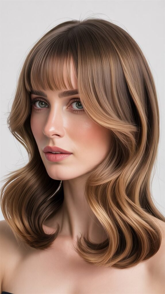 Money Piece Curtain Bangs