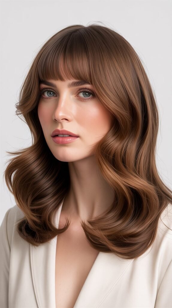 Curtain Bangs for Thick Hair