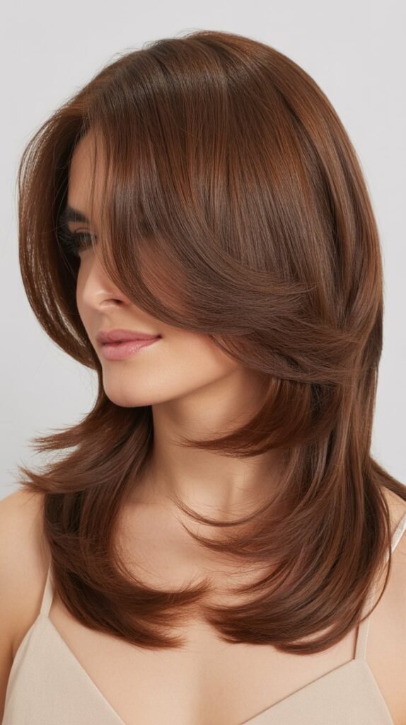 Heavily Layered Shoulder Cut